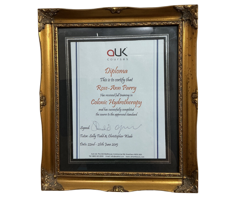 AUK Diploma — Colonic Hydrotherapy